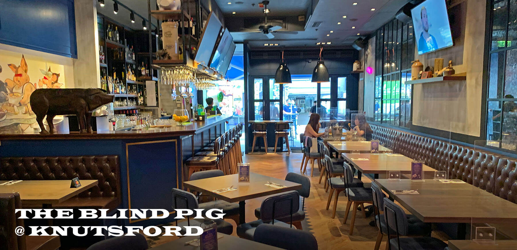 The Blind Pig Dish Interior